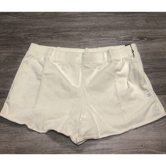 CALIA Pants - NWT Calia Women’s Journey Collection Mid Rise Shorts 3.5 Inseam Cream Size 2X
